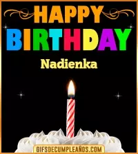 GIF GiF Happy Birthday Nadienka